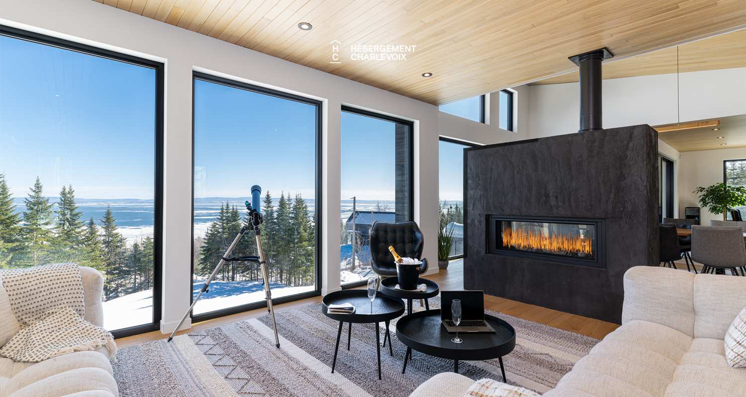 ALT-49 - Villa contemporaine offrant les splendeurs du St-Laurent!